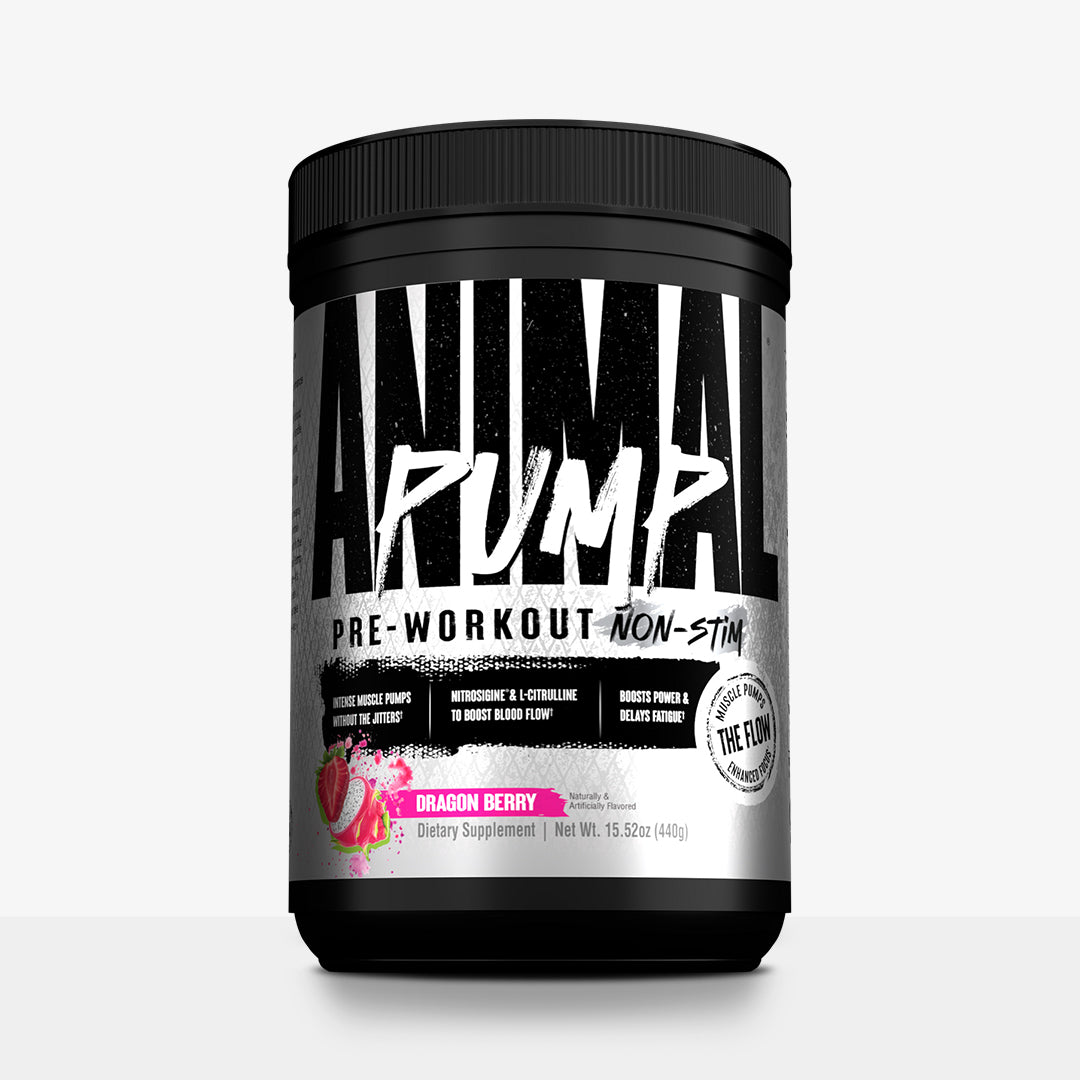 Animal Pump Non Stim 440g Dragon Berry front of tub