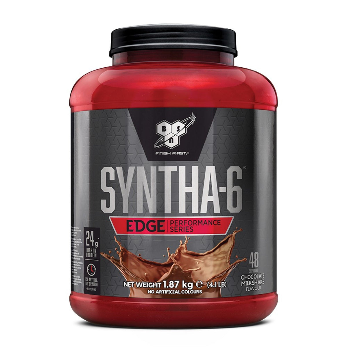 BSN Syntha-6 Edge Chocolate Milkshake 1.87kg front-facing tub