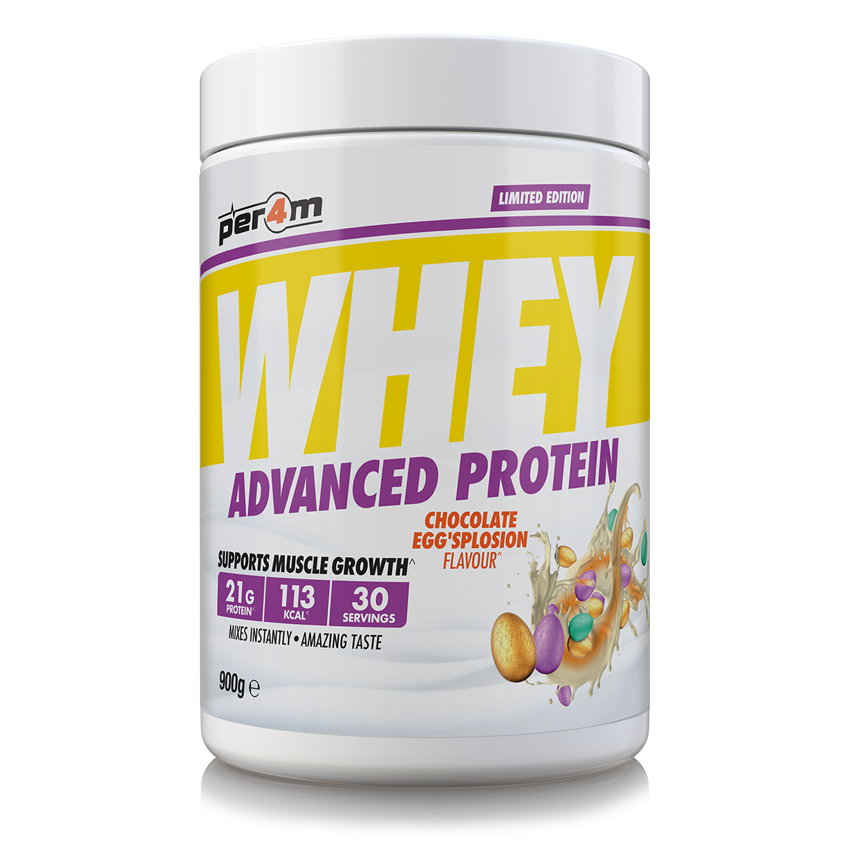 Per4m Advanced Whey Protein 900g Chocolate Eggsplosion