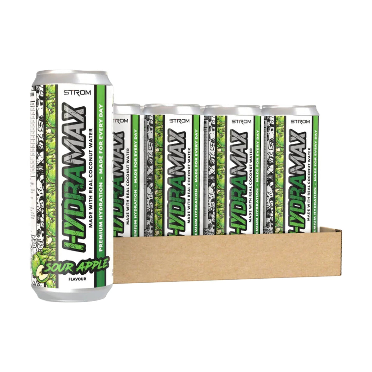 Strom Sports HydraMax Can 12 x 330ml Sour Apple