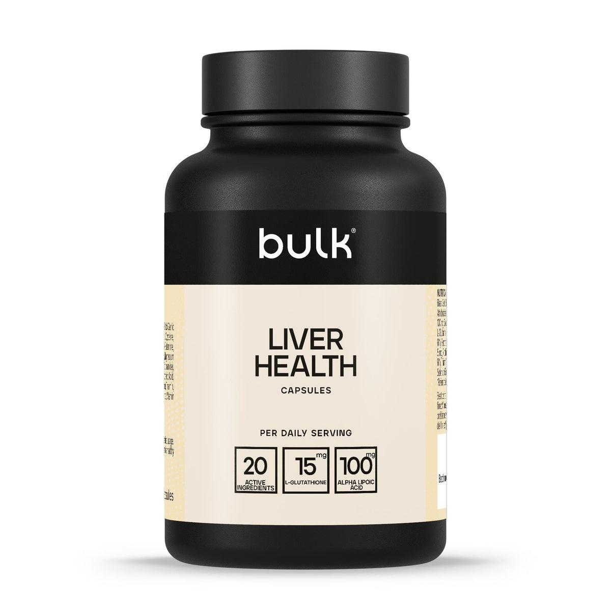 Bulk Liver Health capsules product bottle front
