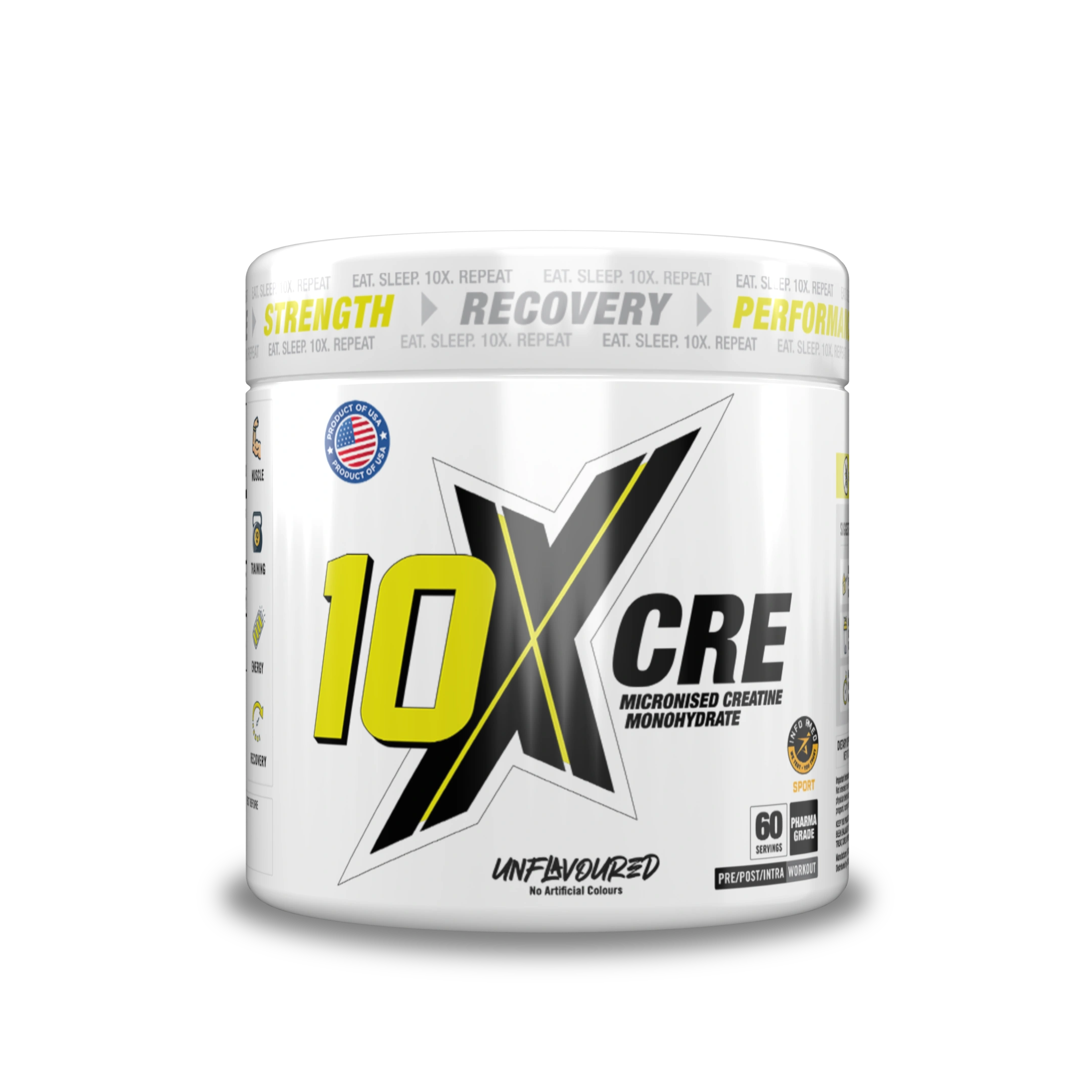 10X Athletic CRE Micronised Creatine Monohydrate 300g