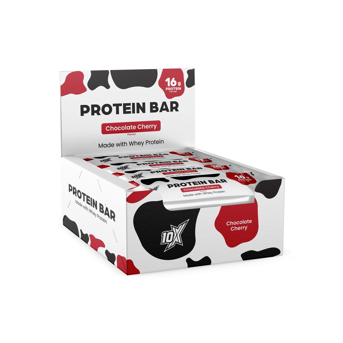 10X Athletic protein bars 12 x 55g Chocolate Cherry branded case
