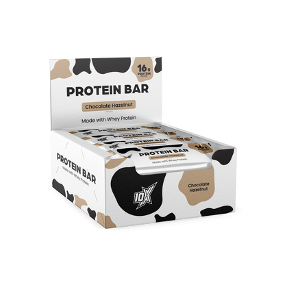 10X Athletic protein bars 12 x 55g Chocolate Hazelnut branded case