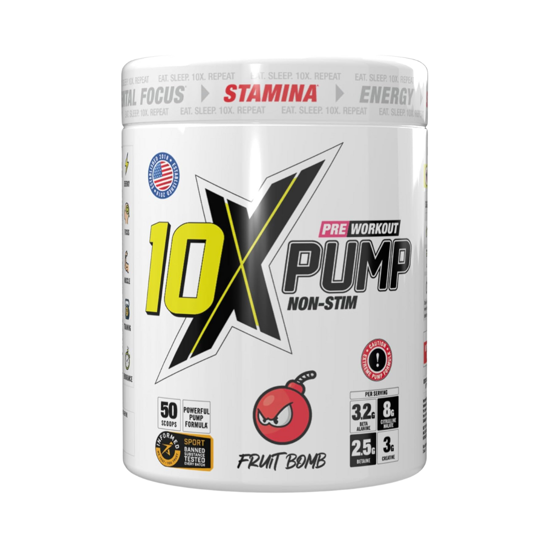 10X Athletic PUMP 600g - Fruit Bomb