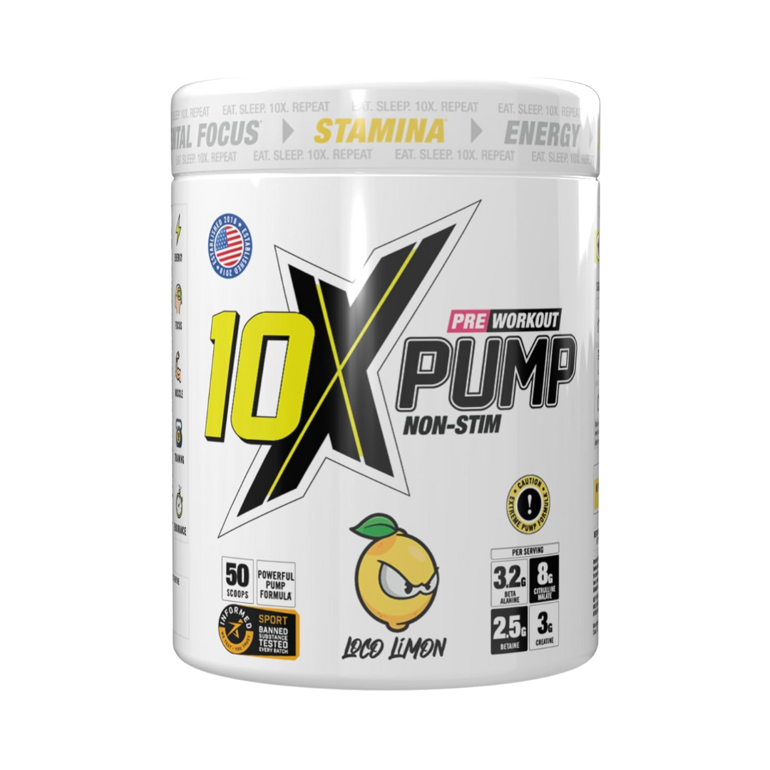 10X Athletic PUMP 600g - Loco Limon