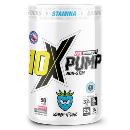 10X Athletic PUMP 600g - Wreck It Raz
