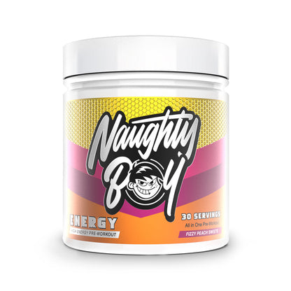 Naughty Boy Energy 390g Fizzy Peach Sweets manufacturer product photograph