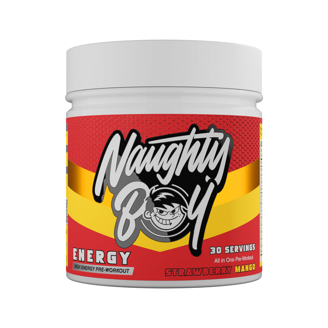 Naughty Boy Energy 390g Strawberry Mango manufacturer product photograph