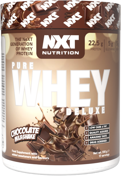 NXT Nutrition Pure Whey Deluxe 510g Chocolate Milkshake