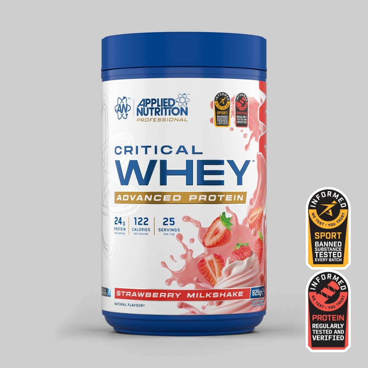 Applied Nutrition Critical Whey 825g Strawberry Milkshake