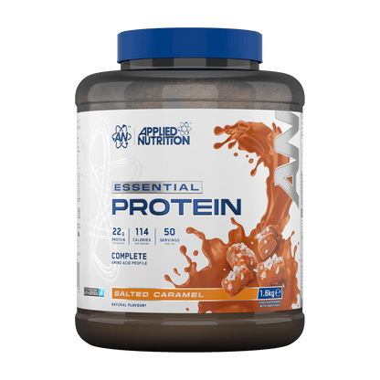 Applied Nutrition Essential Protein 1.6kg Salted Caramel front-facing tub