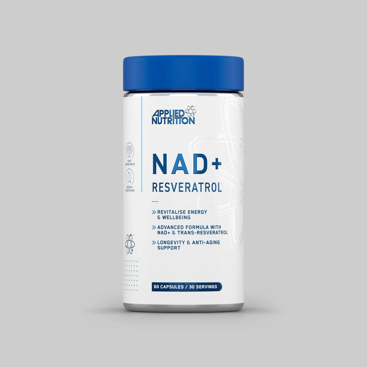 Applied Nutrition NAD+ Resveratrol 60 Capsules
