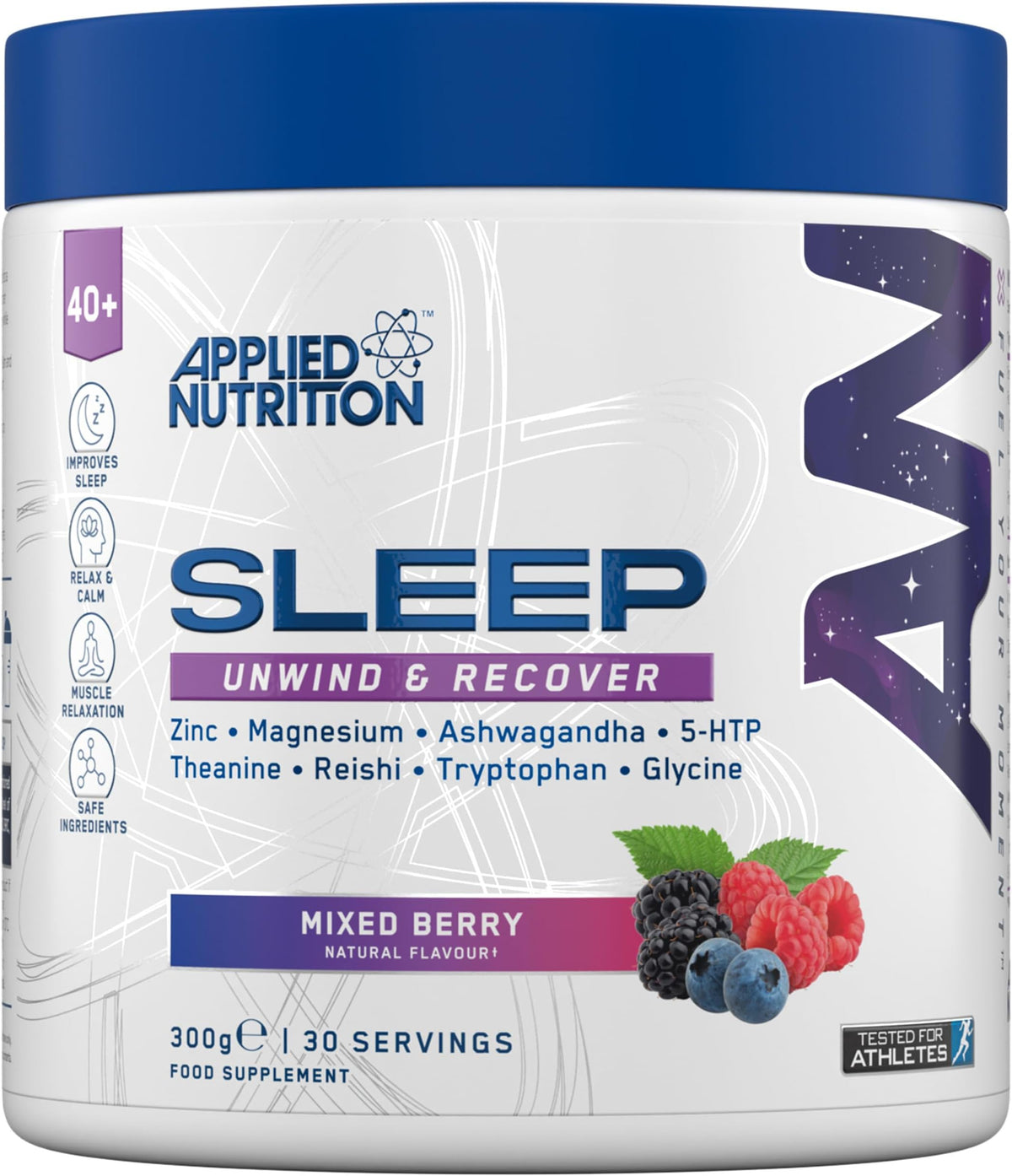 Applied Nutrition Sleep 40+ Range 300g Mixed Berry