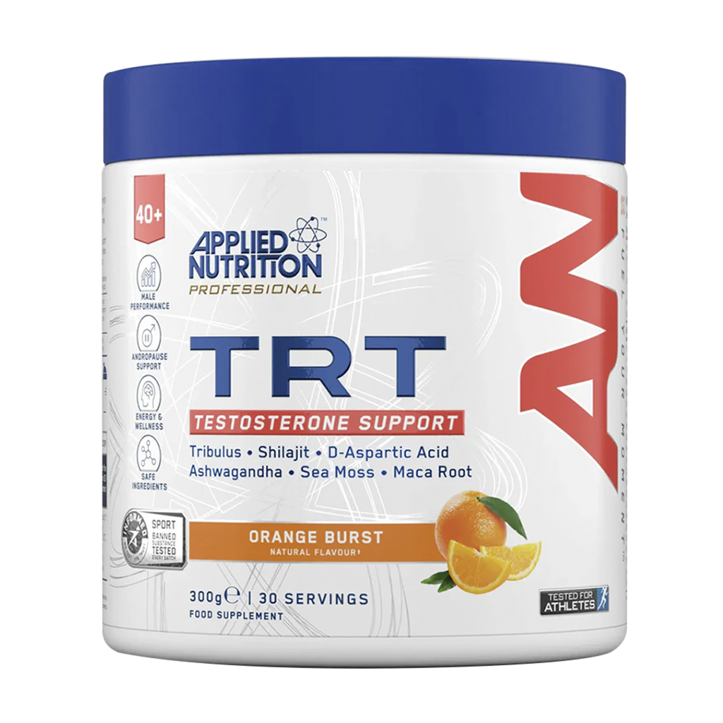 Applied Nutrition 40+ TRT Orange Burst 300g front of tub