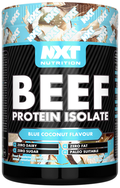 NXT Nutrition Beef Protein Isolate 540g Blue Coconut