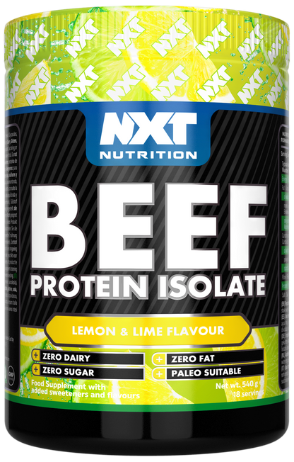 NXT Nutrition Beef Protein Isolate 540g Lemon & Lime