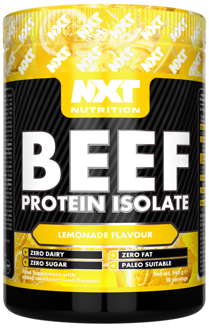 NXT Nutrition Beef Protein Isolate 540g Lemonade