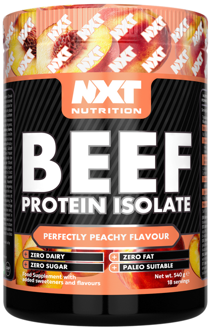 NXT Nutrition Beef Protein Isolate 540g Perfectly Peachy