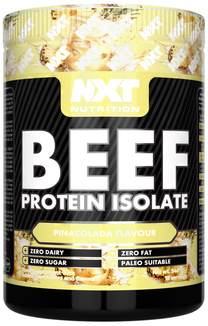NXT Nutrition Beef Protein Isolate 540g Pina Colada