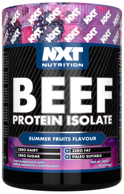 NXT Nutrition Beef Protein Isolate 540g Summer Fruits