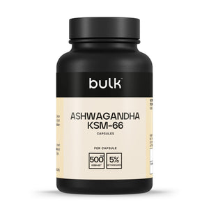 Bulk Ashwagandha KSM-66 500mg 30 Capsules – manufacturer front bottle