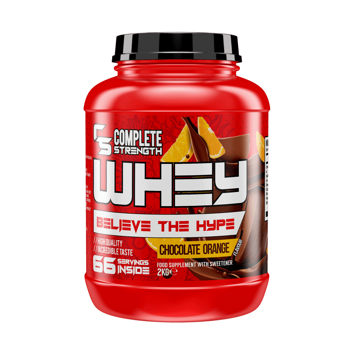 Complete Strength Whey Concentrate 2kg - Chocolate Orange