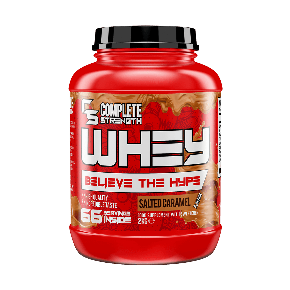 Complete Strength Whey Concentrate 2kg - Salted Caramel