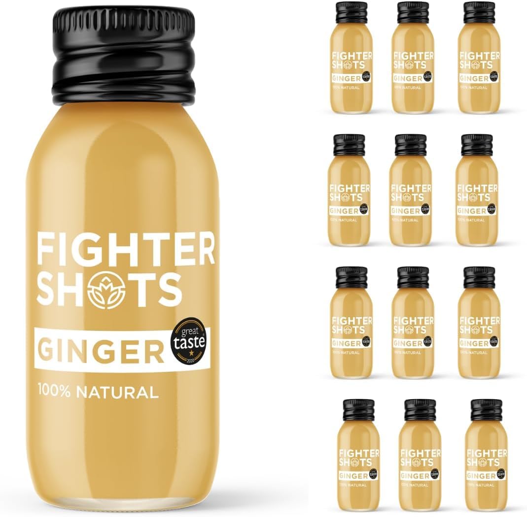 Fighter Shots Ginger 12 x 60ml