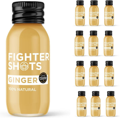 Fighter Shots Ginger 12 x 60ml