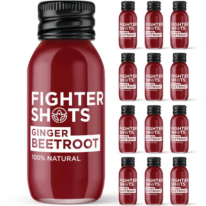 Fighter Shots Ginger Beetroot 12 x 60ml