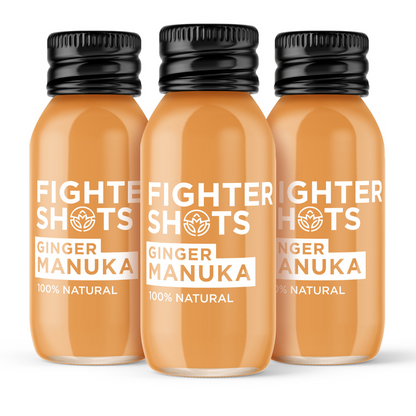 Fighter Shots Ginger Manuka Honey 12 x 60ml