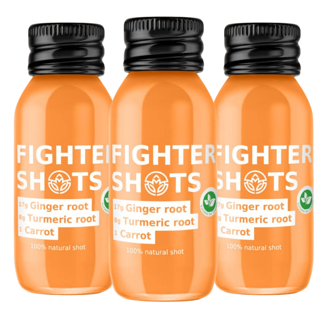 Fighter Shots Ginger Turmeric Carrot 12 x 60ml