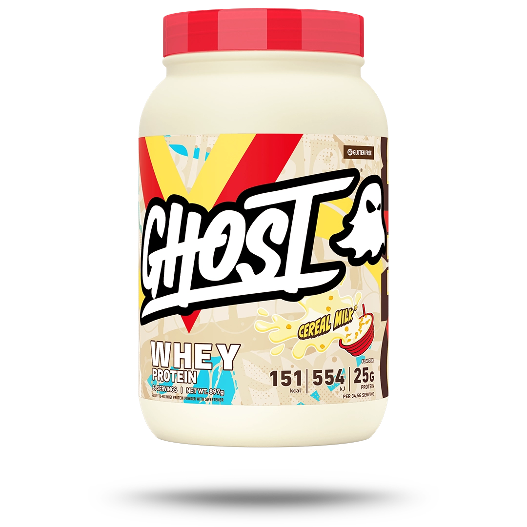 GHOST Whey Cereal Milk 897g UK front of tub