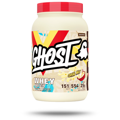 GHOST Whey Cereal Milk 897g UK front of tub