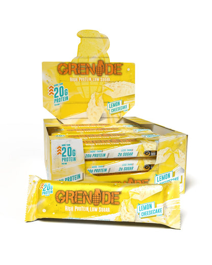 Grenade Protein Bar 12x60g Lemon Cheesecake