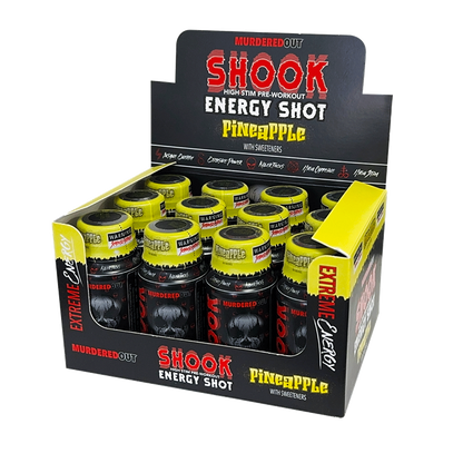 Murdered Out Shook Energy Shot 12 x 60ml Pineapple