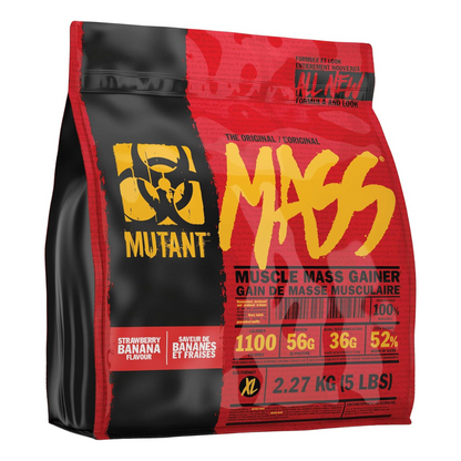 Mutant Mass 2.27kg Strawberry Banana front product bag