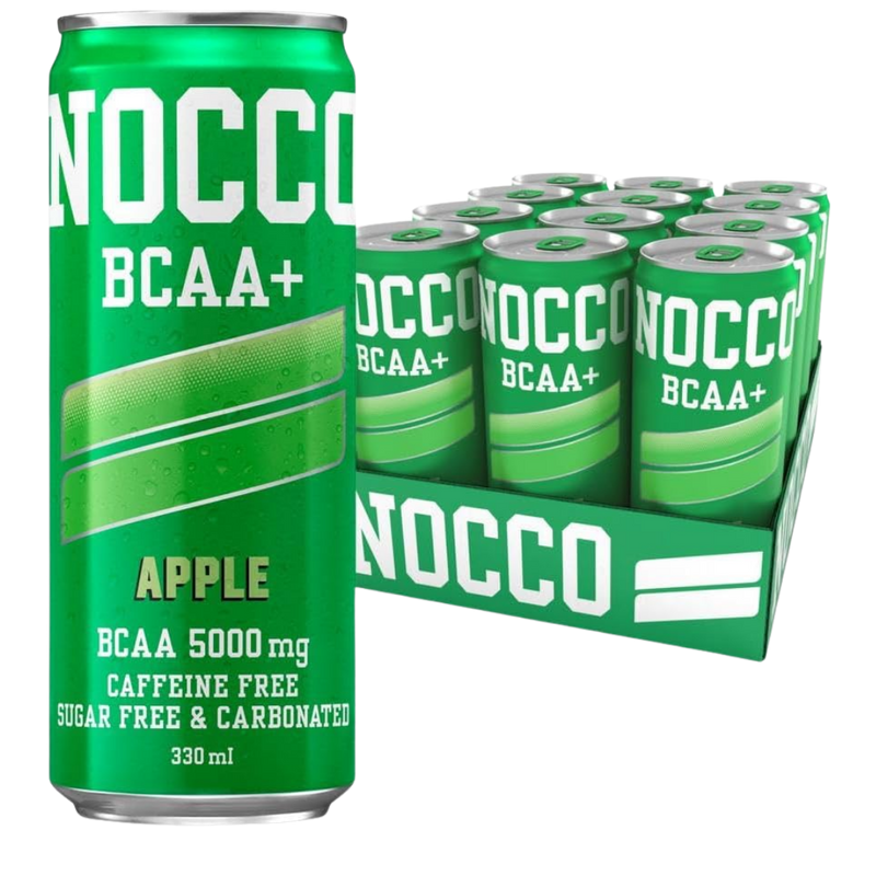 NOCCO BCAA+ Apple 12 x 330ml case