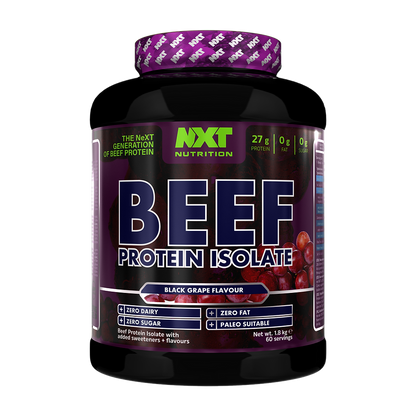 NXT Nutrition Beef Protein Isolate 1.8kg Black Grape