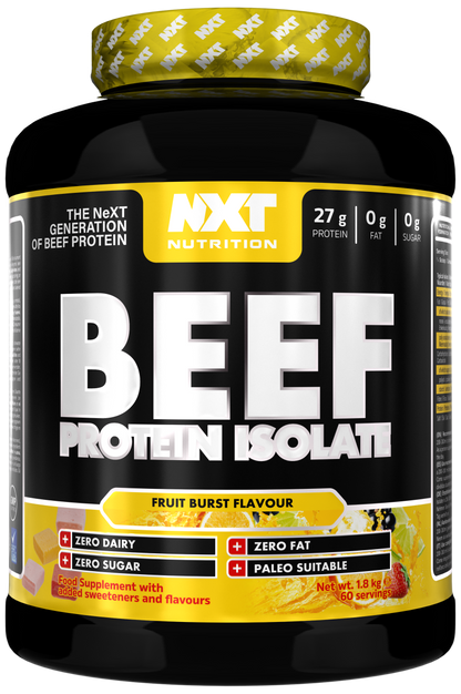 NXT Nutrition Beef Protein Isolate 1.8kg Fruit Burst