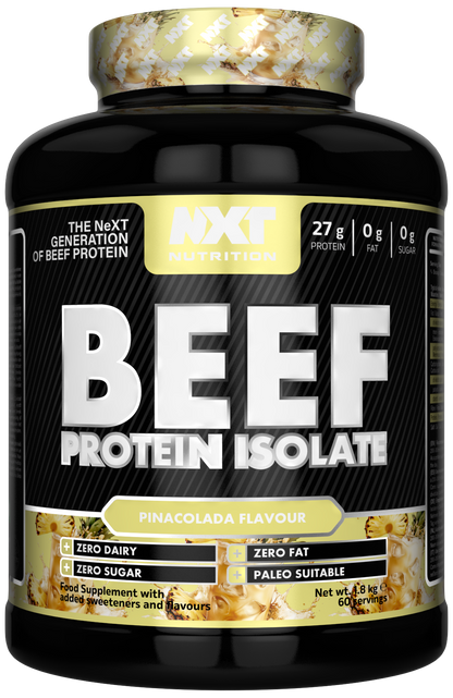 NXT Nutrition Beef Protein Isolate 1.8kg Pina Colada
