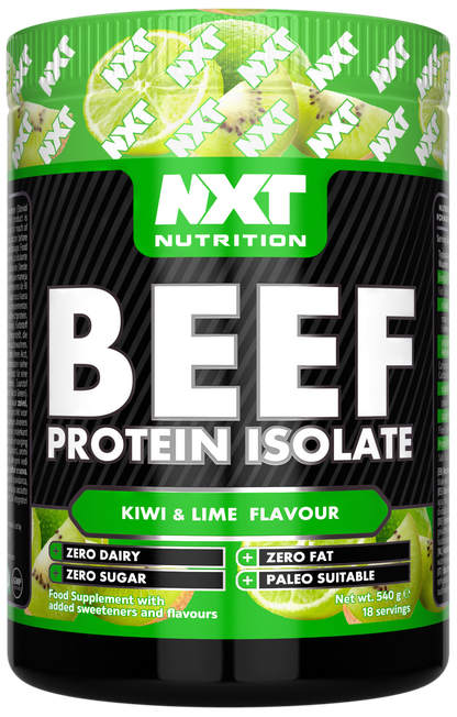 NXT Nutrition Beef Protein Isolate 540g Kiwi & Lime