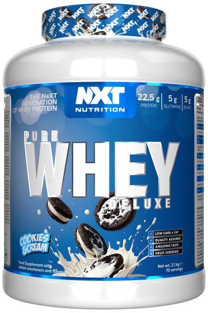 NXT Nutrition Pure Whey Deluxe 2.1kg Cookies & Cream