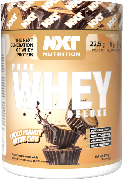 NXT Nutrition Pure Whey Deluxe 510g Chocolate Peanut Butter Cups