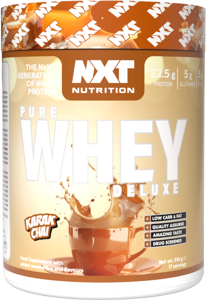 NXT Nutrition Pure Whey Deluxe 510g Karak Chai