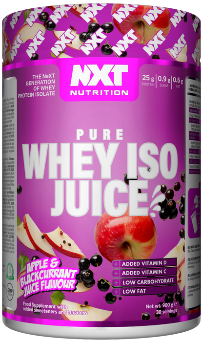 NXT Pure Whey ISO Juice 900g Apple & Blackcurrant Juice