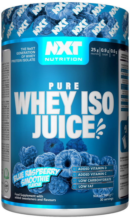 NXT Pure Whey ISO Juice 900g Blue Raspberry Smoothie