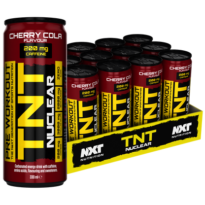 NXT Nutrition TNT Nuclear 12 x 330ml Cherry Cola