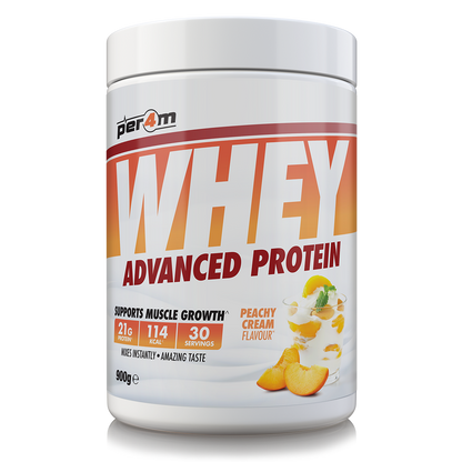 Per4m Advanced Whey Protein 900g Peaches & Cream